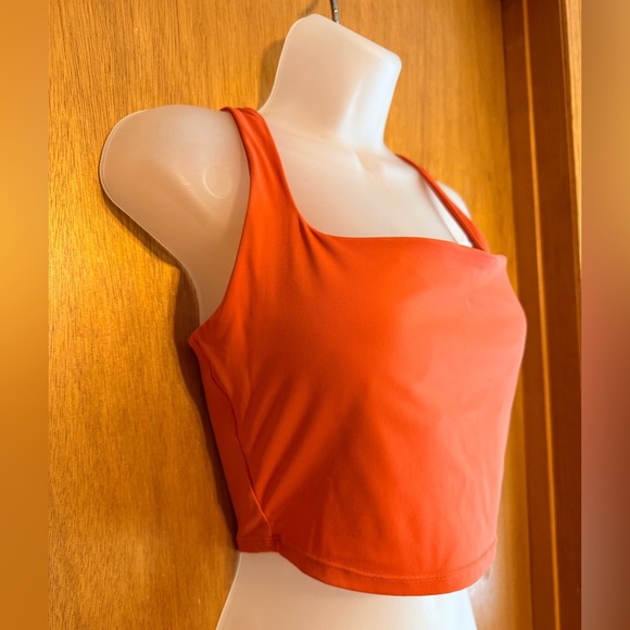 Halara SoftlyZero™ Airy Square Neck Backless Crisscross Cropped Yoga Tank Top M - Picture 2 of 15